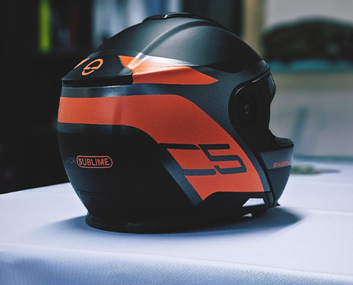 bestickering helm